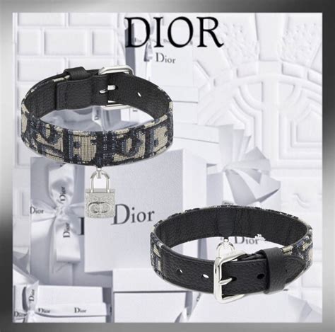 dior dog collars